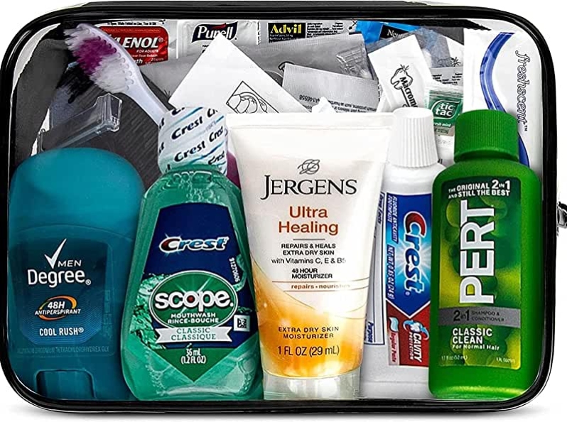 Product Description: Introducing our “Pay-It-Forward Care Package Donation Items”!</br></br>With your generous donations, you can help us purchase requested food, hygiene, and entertainment items for U.S. military troops and veterans in need. Your contribution allows us to acquire the products we're low on or require, ensuring well-rounded care packages for our heroes.</br></br>Please note that when you donate through the "Pay-It-Forward Care Package Donation" initiative, you will not receive any products in return, nor will you need to pay for shipping. Your donation enables us to purchase and distribute these crucial items to military troops abroad and struggling veterans at home.</br></br>Donate today and play a vital role in supporting the brave men and women who serve our country! Together, we can make a real difference in the lives of our troops and veterans.</br> Pay-It-Forward TSA Compliant 20-piece Hygiene Kit