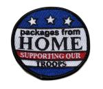 Product Description: Celebrate 16 years of Packages From Home with our Vintage Logo Patch. Great for scouts, bikers, and grannies alike! Patch measures 2.5 in x 2.5 in.</br> Vintage Logo Patch